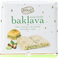 Bolci Baklava witte chocolade Foto van Bolci Baklava witte chocolade