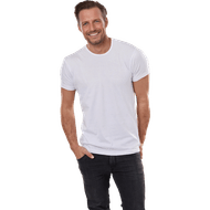 Foto van Hunk witte t-shirts s-xxl v-hals en rond 3-pack