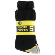 Foto van Werksokken zwart maat 39-46