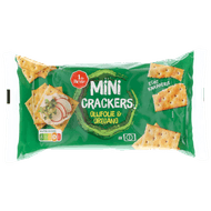 1 de Beste Mini crackers olijf-oregano Foto van 1 de Beste Mini crackers olijf-oregano