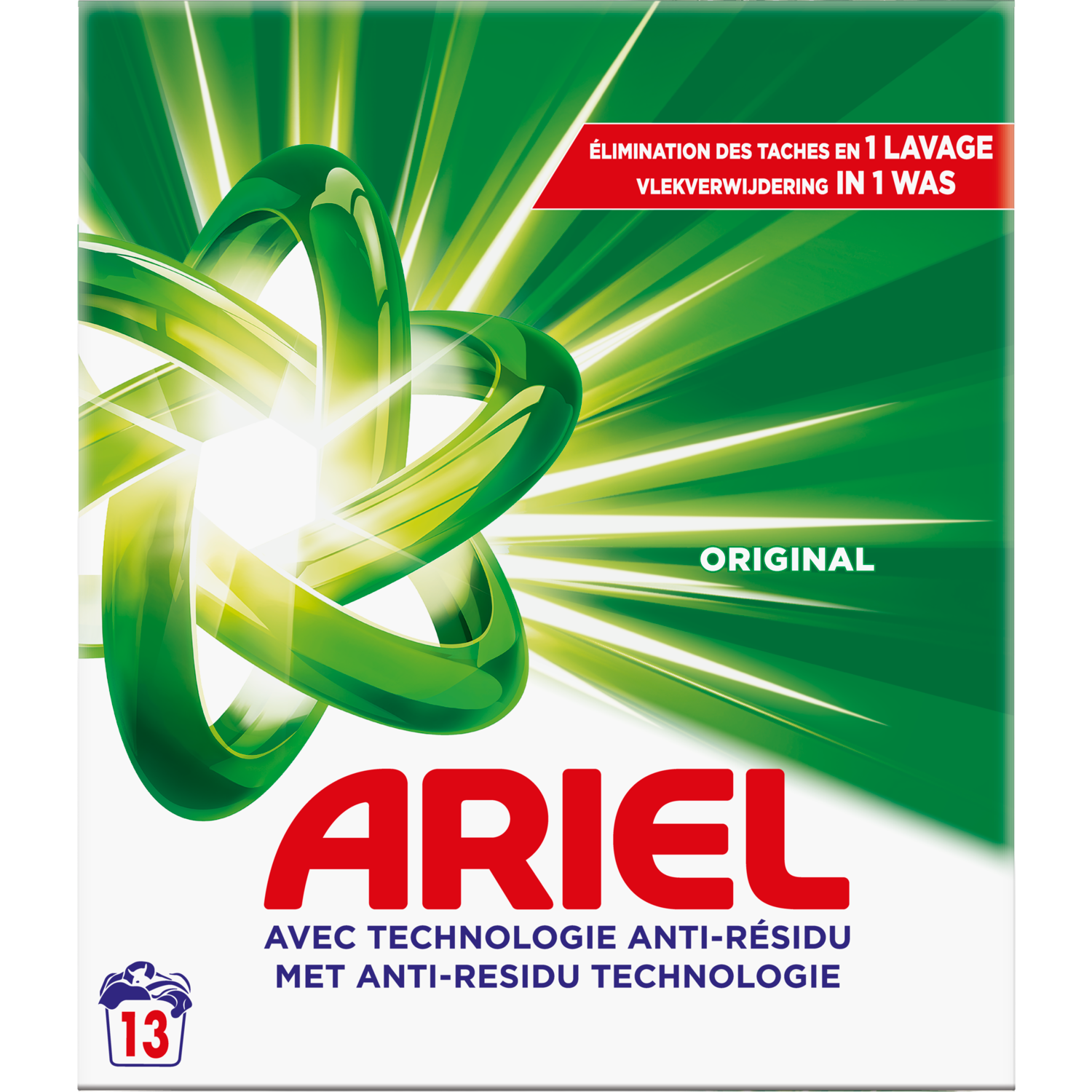 Ariel Wasmiddel poeder original 13 wasbeurten