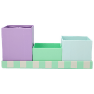 Desk organizer 3 assorti Foto van Desk organizer 3 assorti