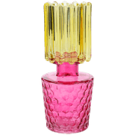 Glazen bloemvormige vaas assorti kleuren Foto van Glazen bloemvormige vaas assorti kleuren