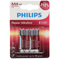 Foto van Philips Power alkaline batterijen AAA