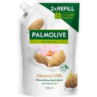 Foto van Palmolive Handzeep amandel navulling