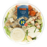 Healthy Hand Salade caesar Foto van Healthy Hand Salade caesar