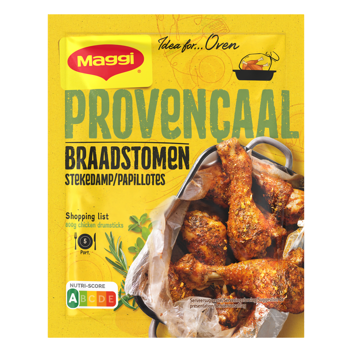 Maggi Braadstomen kip provencaal