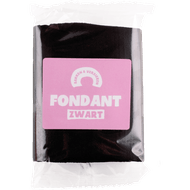 Foto van Bakken en versieren Rolfondant zwart