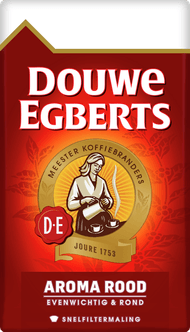 Douwe Egberts Aroma Rood filterkoffie Foto van Douwe Egberts Aroma Rood filterkoffie