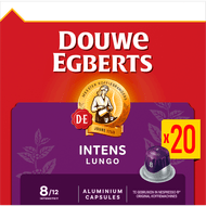 Foto van Douwe Egberts Lungo Intens koffiecups voordeelpak