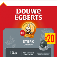 Foto van Douwe Egberts Koffiecups lungo extra intens 10