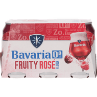 Foto van Bavaria Fruity rose bier alcoholvrij 6x33cl
