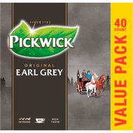 Foto van Pickwick Zwarte thee earl grey kop 40zk.