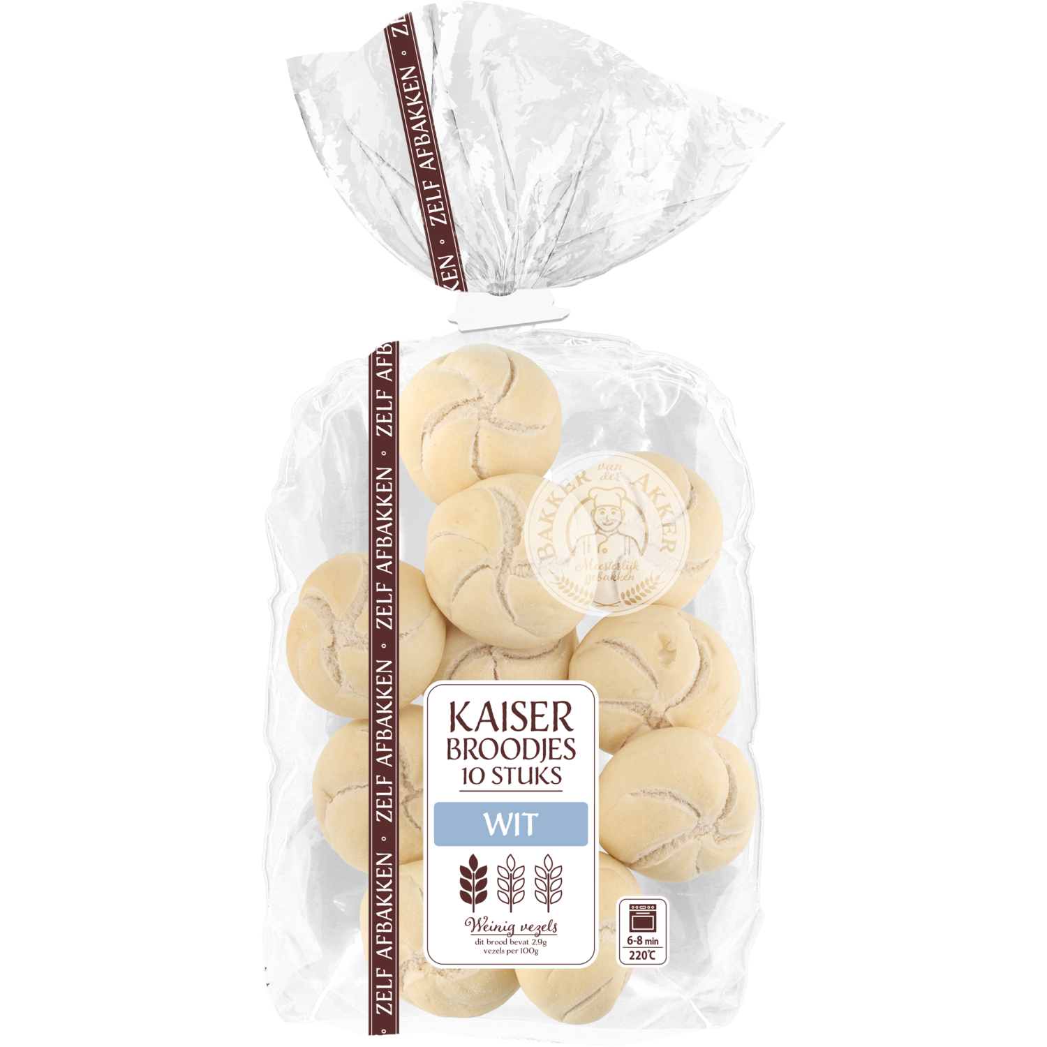 BAKKER VAN DER AKKER Kaiserbroodjes wit