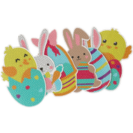 Foto van Paas diamond painting hangers 6 st.