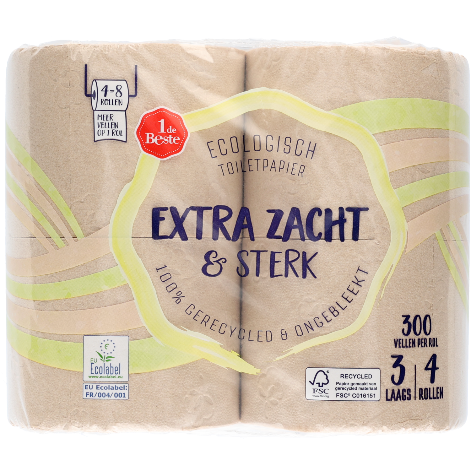 1 de Beste Toiletpapier ecologisch 3 laags