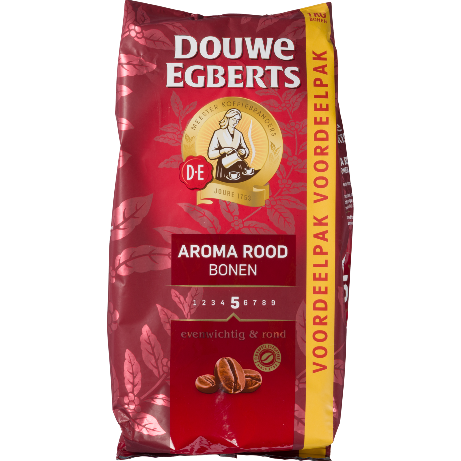 Douwe Egberts Koffiebonen aroma rood sterkte 5