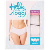 Sloggi Everyday slips maxi 3-pack wit Foto van Sloggi Everyday slips maxi 3-pack wit