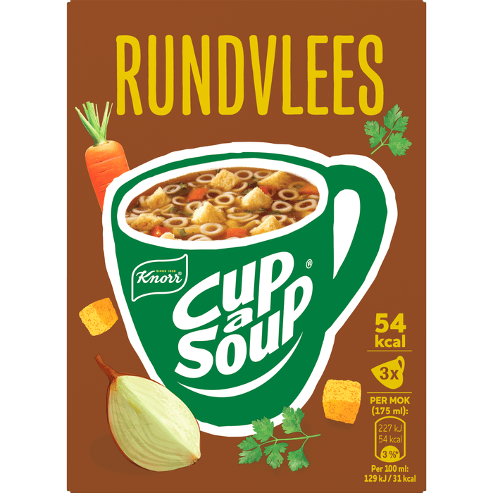 Knorr Cup-a-soup rundvlees 3 st.
