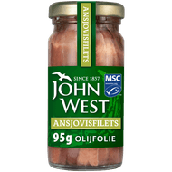 Foto van John West Ansjovisfilets in olijfolie