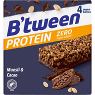 Foto van Hero Btween protein muesli & cacao 4 st.