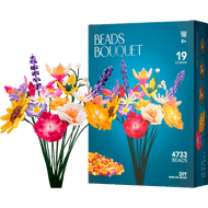 Foto van Strijkkralen boeket 19 stelen