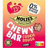 Foto van Holie's Chewy bar cookie dough 3 st.