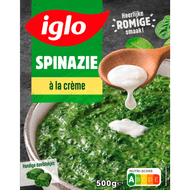 Iglo Spinazie a la creme deelblokje Foto van Iglo Spinazie a la creme deelblokje