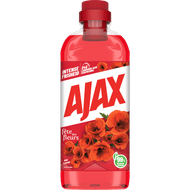 Ajax Allesreiniger rode bloemen Foto van Ajax Allesreiniger rode bloemen