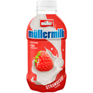Foto van Müllermilk aardbei