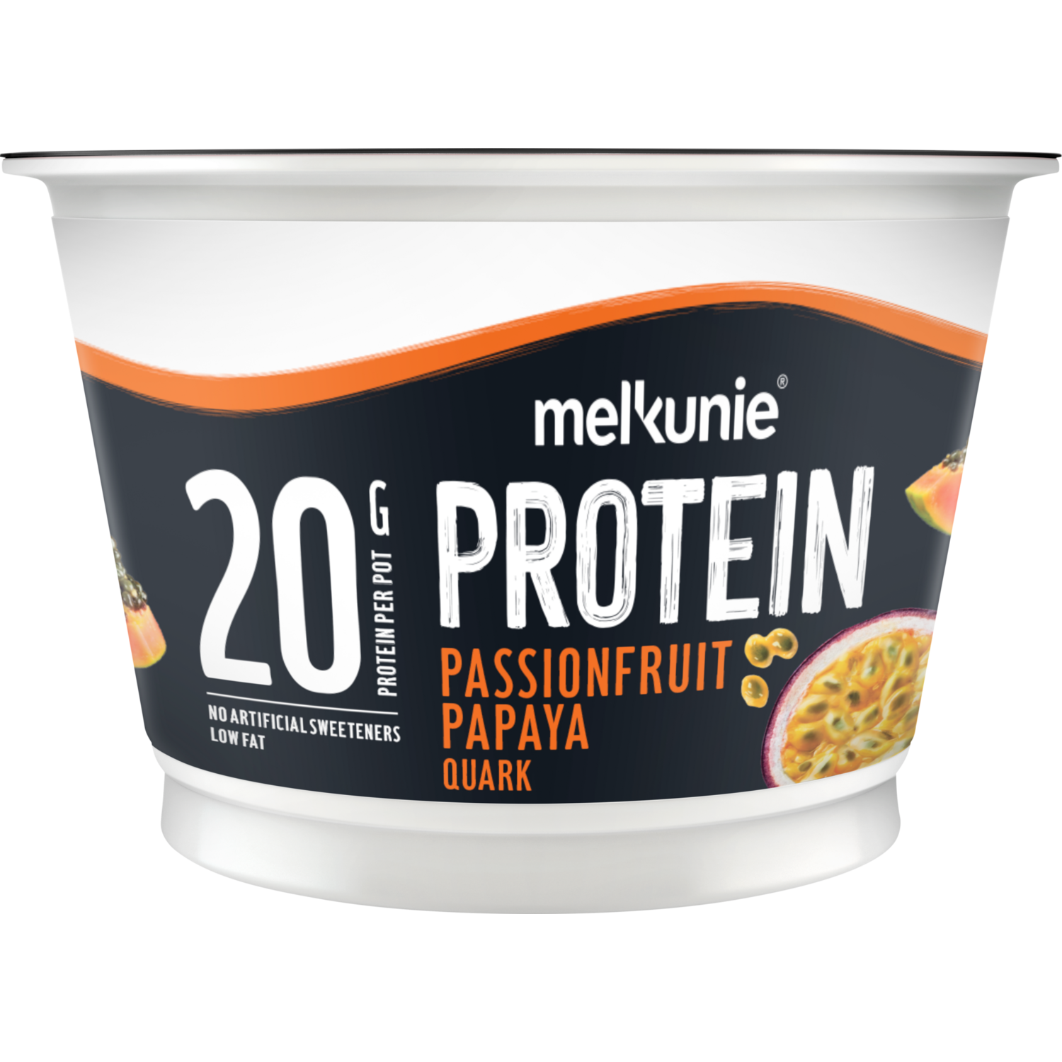 Melkunie Protein kwark passionfruit papaya