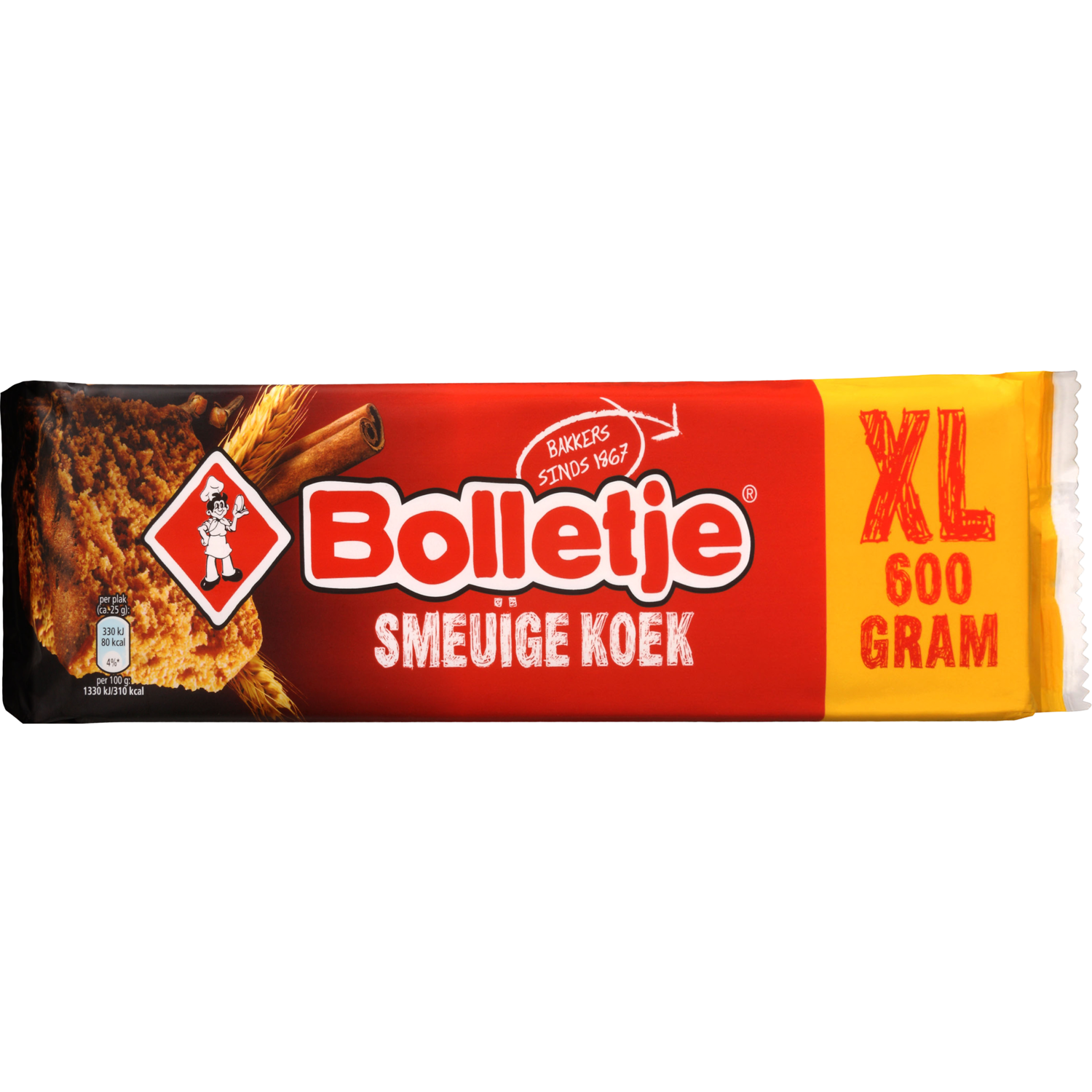 Bolletje Ontbijtkoek naturel ongesneden xl