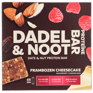 Dadel & Noot Raspberry cheesecake 4 st. Foto van Dadel & Noot Raspberry cheesecake 4 st.