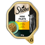 Foto van Sheba Kuipje mini filet in saus kip & kalkoen