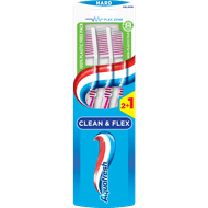 Foto van Aquafresh Tandenborstel clean & flex hard 2+1