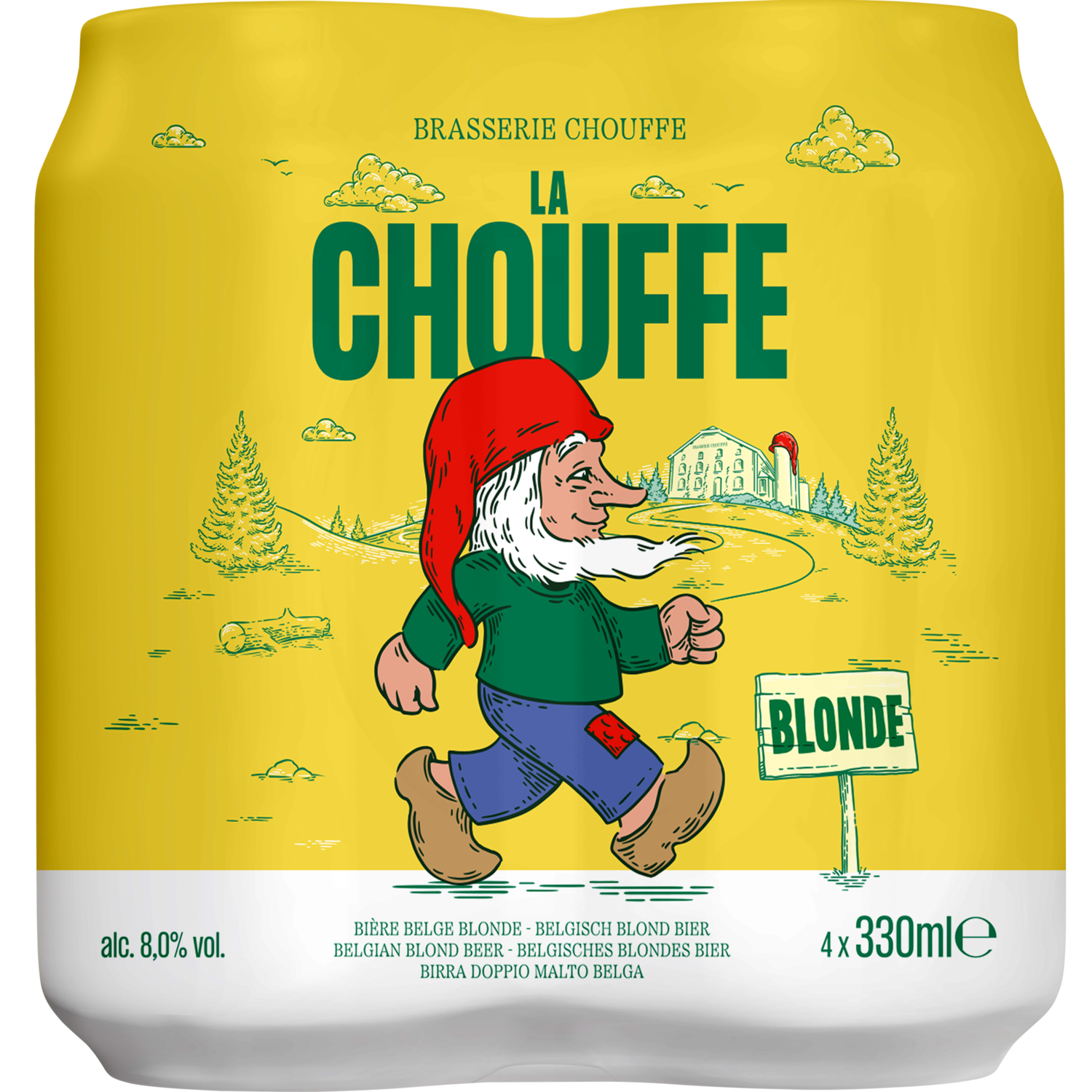 La Chouffe Blond 4x33 cl