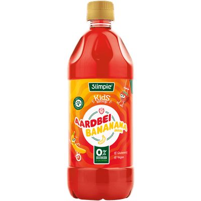 Slimpie Kids limonadesiroop aardbei banaan