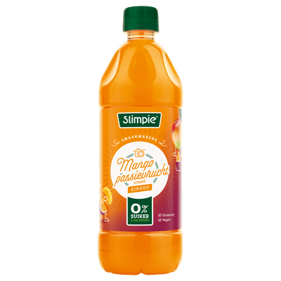 Slimpie Limonadesiroop mango-passievrucht 0%