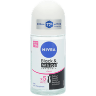 Nivea Deoroller black & white invisible Foto van Nivea Deoroller black & white invisible