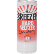Foto van BREEZER Hard seltzer strawberry