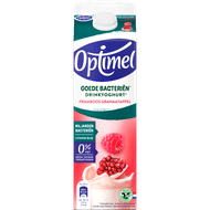 Optimel Drinkyoghurt goede bacteriën framboos granaatappel Foto van Optimel Drinkyoghurt goede bacteriën framboos granaatappel