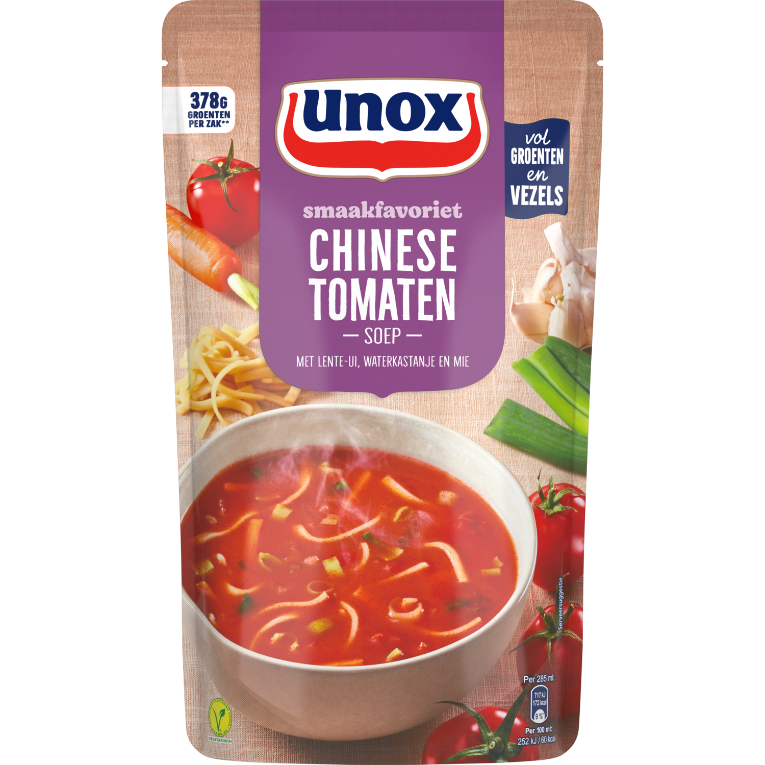 Unox Soep in zak Chinese tomatensoep