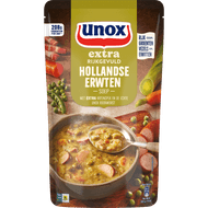 Unox Soep in zak erwten extra rijkgevuld Foto van Unox Soep in zak erwten extra rijkgevuld