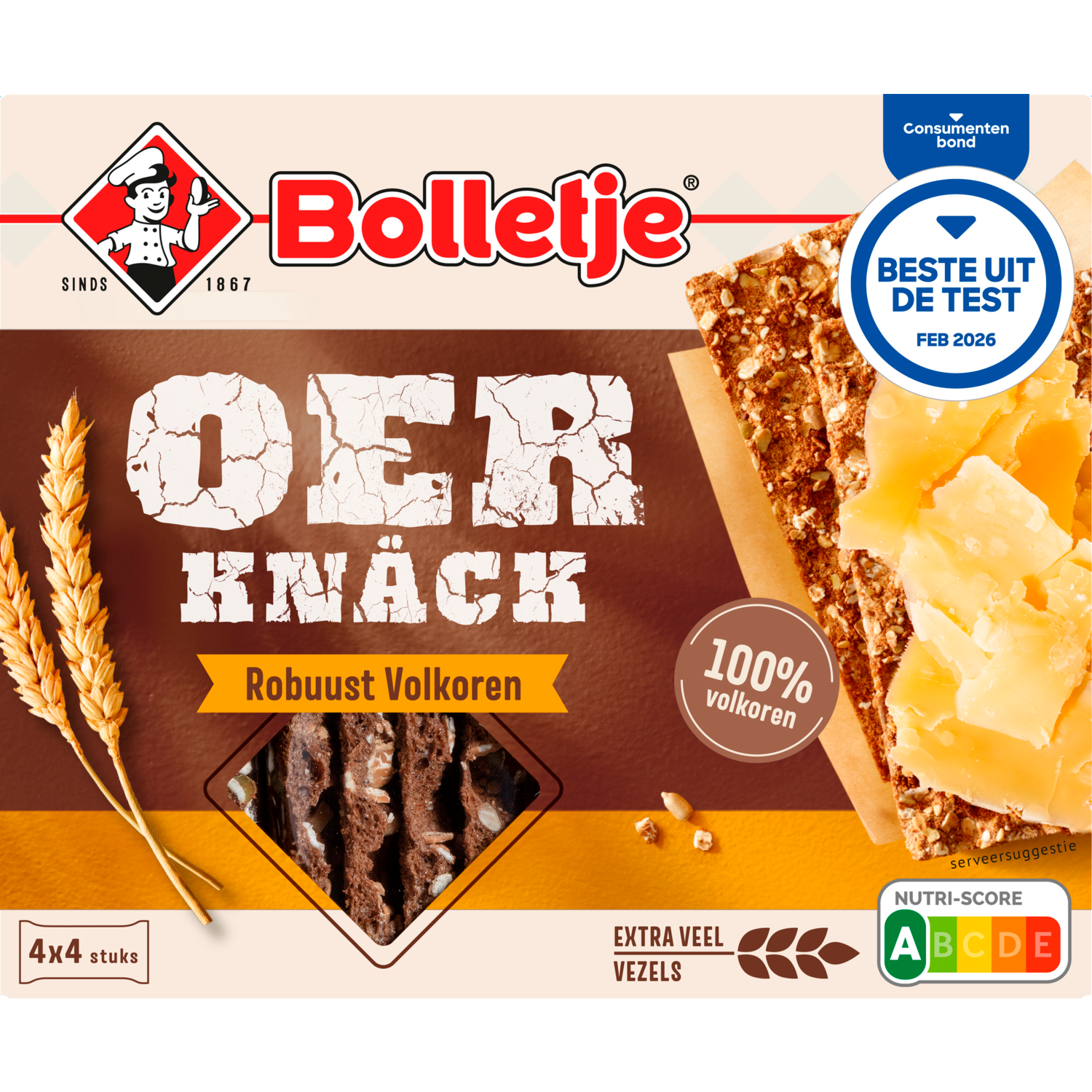 Bolletje Oerknack robuust volkoren