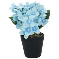 Foto van Kunstplant hortensia in pot