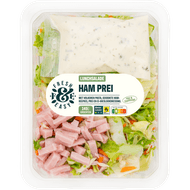 Foto van Fresh & easy Lunchsalade ham prei