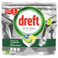 Foto van Dreft Vaatwastabletten platinum lemon