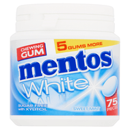 Foto van Mentos Gum white sweetmint