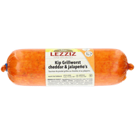 Foto van LEZZIZ Kip grillworst cheddar & jalapeno