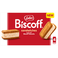 Foto van Lotus Biscoff sandwich 4 st.